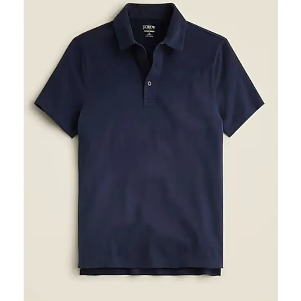 J.Crew MT Sueded Jersey TShirt Mens L Tall Blue Short Sleeve Classic BW746 Tee